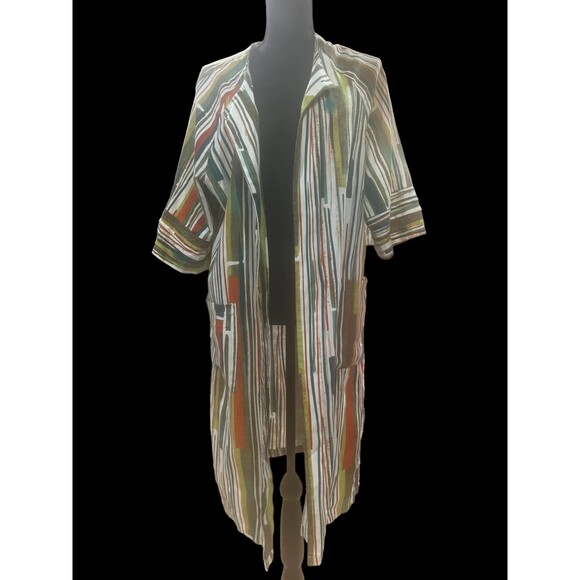 Bohemian Kimono Multi Colored, Size L - Picture 3 of 9